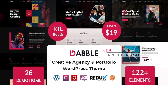Dabble v1.5 – Creative Agency & Portfolio WordPress Theme