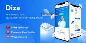 Diza v1.1.10 – Pharmacy Store Elementor WooCommerce Theme