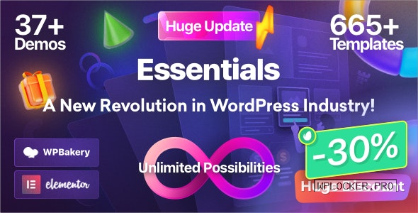 Essentials v2.0.5 – Multipurpose WordPress Theme