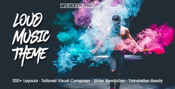 Loud v2.1.3 – A Modern WordPress Theme for the Music Industry