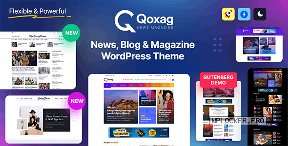 Qoxag v1.0.8 – WordPress News Magazine Theme