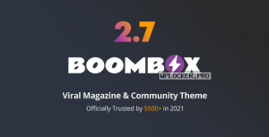 BoomBox v2.8.1 – Viral Magazine WordPress Theme
