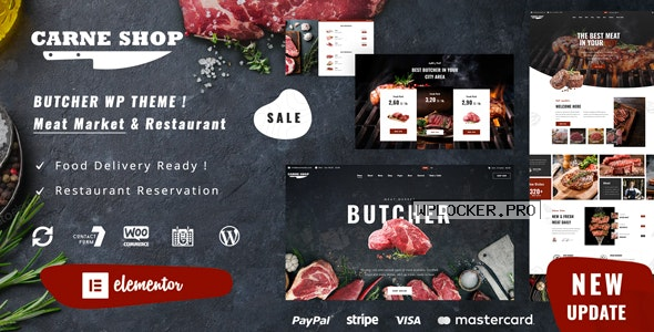 Carne v1.1 – Butcher & Meat Restaurant