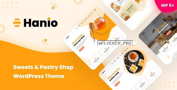 Hanio v1.93 – Sweets & Pastry Shop WordPress Theme