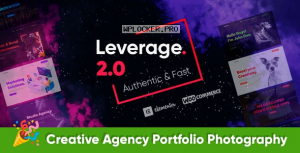 Leverage v2.1.3 – Creative Agency & Portfolio WordPress Theme