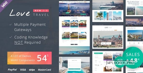 Love Travel v4.2 – Creative Travel Agency WordPress
