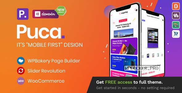 Puca v2.4.4 – Optimized Mobile WooCommerce Theme