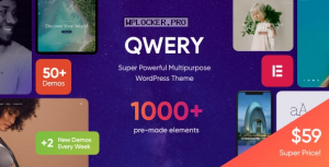 Qwery v1.1.4 – Multi-Purpose Business WordPress Theme + RTL