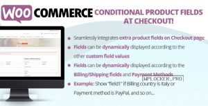 Conditional Product Fields at Checkout v5.4