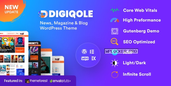 Digiqole v2.0.1 – News Magazine WordPress Theme
