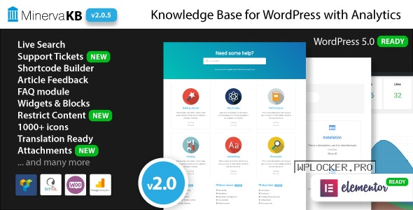 MinervaKB v2.0.7 – Knowledge Base for WordPress with Analytics