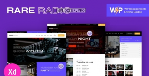 Rare Radio v1.0.5 – Online Music Radio Station & Podcast WordPress Theme