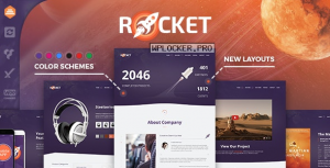 Rocket v2.9.3 – Creative Multipurpose WordPress Theme