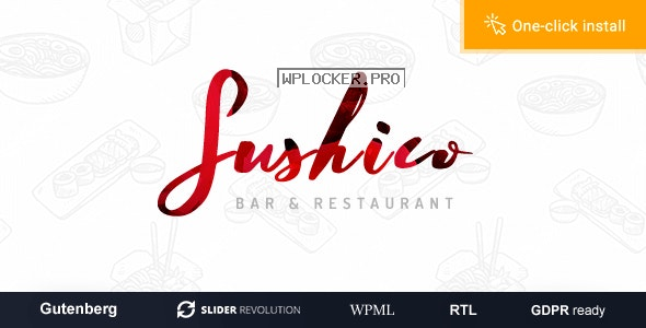Sushico v1.0.6 – Sushi and Asian Food Restaurant WordPress Theme