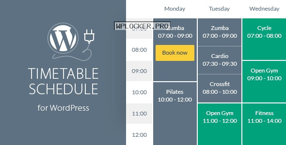 Timetable Responsive Schedule v6.8