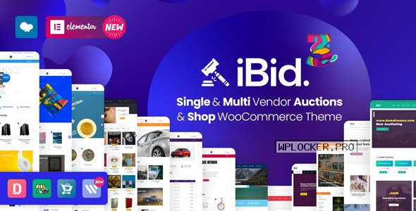 iBid v3.3.1 – Multi Vendor Auctions WooCommerce Theme