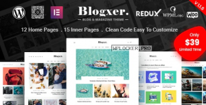 Bloxer v1.1.7 – Blog & Magazine WordPress Theme