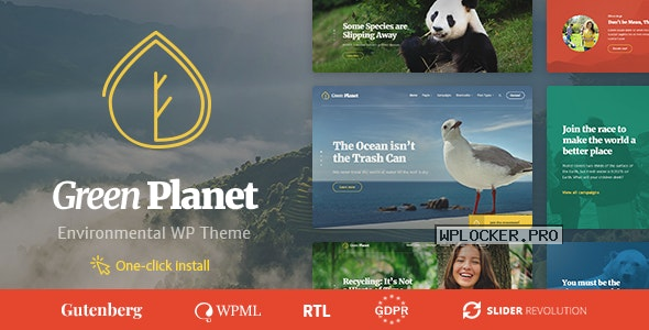 Green Planet v1.1.1 – Ecology & Environment WordPress Theme