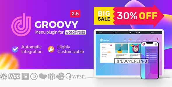 Groovy Menu v2.5.12 – WordPress Mega Menu Plugin