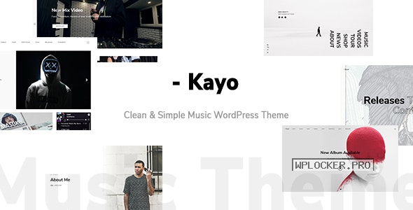 Kayo v1.4.0 – Clean and Simple Music WordPress Theme