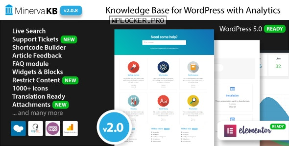 MinervaKB v2.0.8 – Knowledge Base for WordPress with Analytics