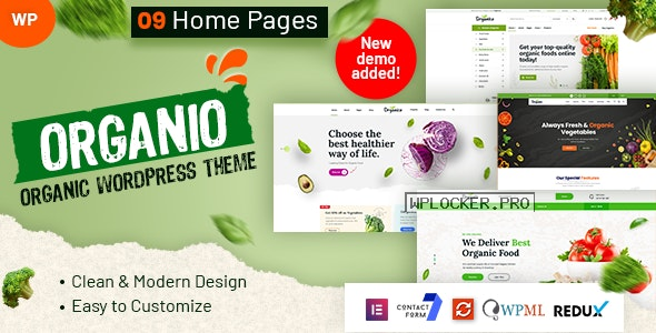 Organio v1.5.0 – Organic Food Store WordPress