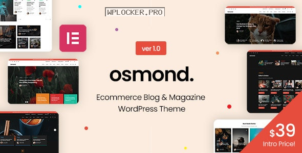 Osmond v1.0 – Ecommerce Magazine WordPress Theme
