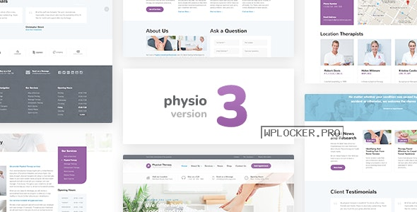 Physio v3.0.1 – Physical Therapy & Medical Clinic WP Theme
