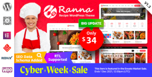 Ranna v1.4.1 – Food & Recipe WordPress Themenulled