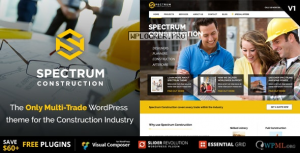 Spectrum v3.1.2 – Multi-Trade Construction Business Theme