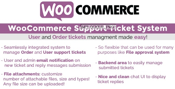 WooCommerce Support Ticket System v1.3.7