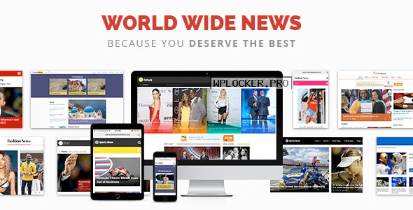 World Wide News v2.0 – Magazine Responsive WordPress Theme