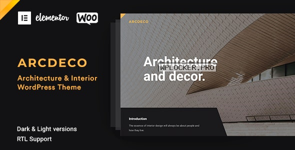 Arcdeco v1.5.2 – Architecture Interior Design Theme