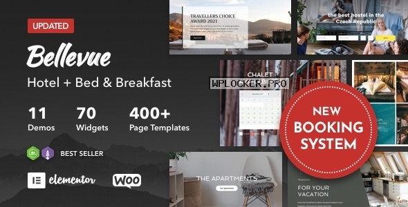 Bellevue v3.5 – Hotel + Bed and Breakfast Booking Calendar Theme
