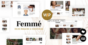Femme v1.3.2 – An Online Magazine & Fashion Blog WordPress Theme