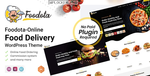 Foodota v1.0.3 – Online Food Delivery WordPress Theme