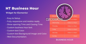 HT Business Hour Widget for Elementor v1.0.3
