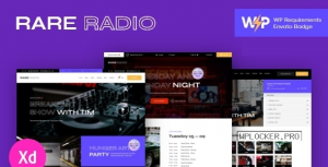 Rare Radio v1.0.6 – Online Music Radio Station & Podcast WordPress Theme