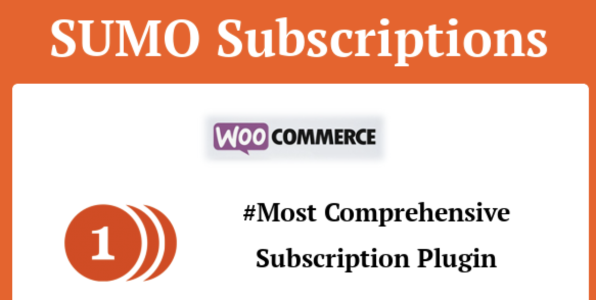 SUMO Subscriptions v13.3 – WooCommerce Subscription System