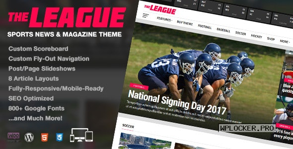 The League v4.5.0 – Sports News & Magazine WordPress Theme