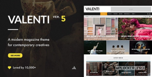 Valenti v5.6.3.9 – WordPress HD Review Magazine News Theme