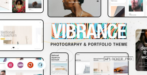 Vibrance v1.0.1 – Photography Theme