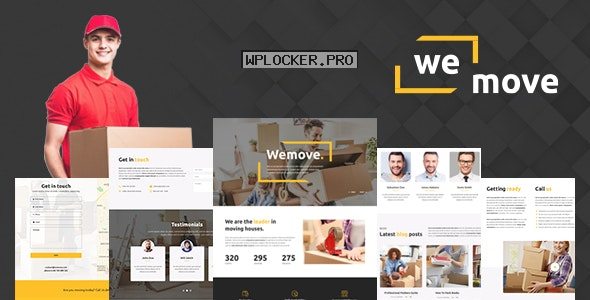 WeMove v1.3 – Home Moving & Logistic WordPress Theme