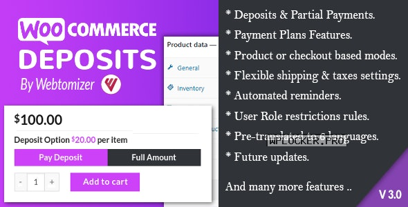 WooCommerce Deposits v4.0.0 – Partial Payments Pluginnulled
