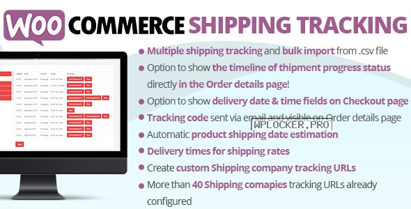 WooCommerce Shipping Tracking Plugin v29.9