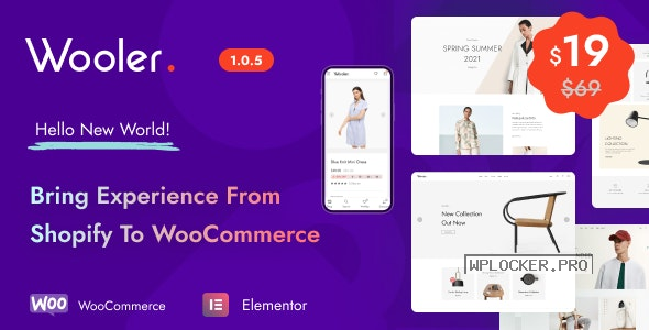 Wooler v1.0.5 – Conversion Optimized WooCommerce Theme