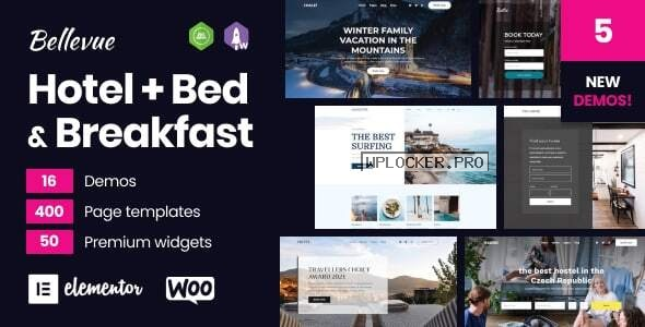 Bellevue v3.5.4 – Hotel + Bed and Breakfast Booking Calendar Theme