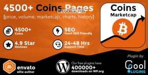 Coins MarketCap v4.6 – WordPress Cryptocurrency Plugin