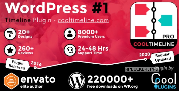 Cool Timeline Pro v4.1.3 – WordPress Timeline Plugin