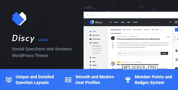 Discy v4.8.1 – Social Questions and Answers WordPress Themenulled